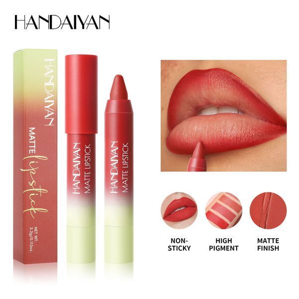Матовая помада-карандаш для губ Handaiyan Matte Lipstick 03 Rosewood 01156 фото