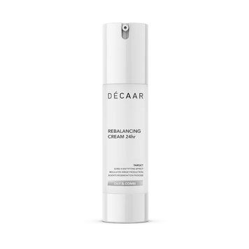 Крем для балансування жирної шкіри обличчя Decaar Rebalancing Cream 24hr відновлення та зволоження 50 мл 01272 фото