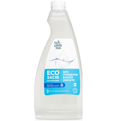 EКОзасіб натуральний для очищення ванної кімнати змінний флакон з кришкою (500мл) 00473 фото