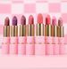 Помада для губ з металевим блиском Handaiyan Satin Shimmer Cream Lipstick 01 Sweet Sugar 01134 фото 11