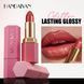 Помада для губ із шиммером Handaiyan Golden Shimmer Lipstick 02 коралово-персикова 01276 фото 3