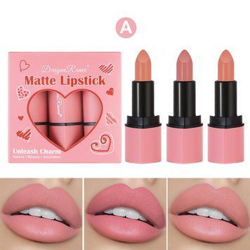 Набір матових помад для губ Dragon Ranee Unleash Charm Matte Lipstick A 3 шт 00947 фото